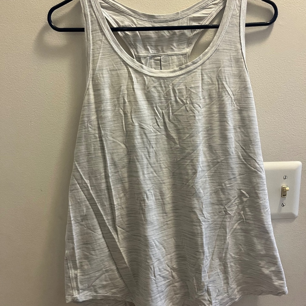 Gray Lululemon womens tank top